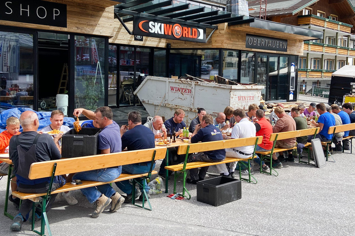 Umbau - Skiworld, Skiverleih in Obertauern