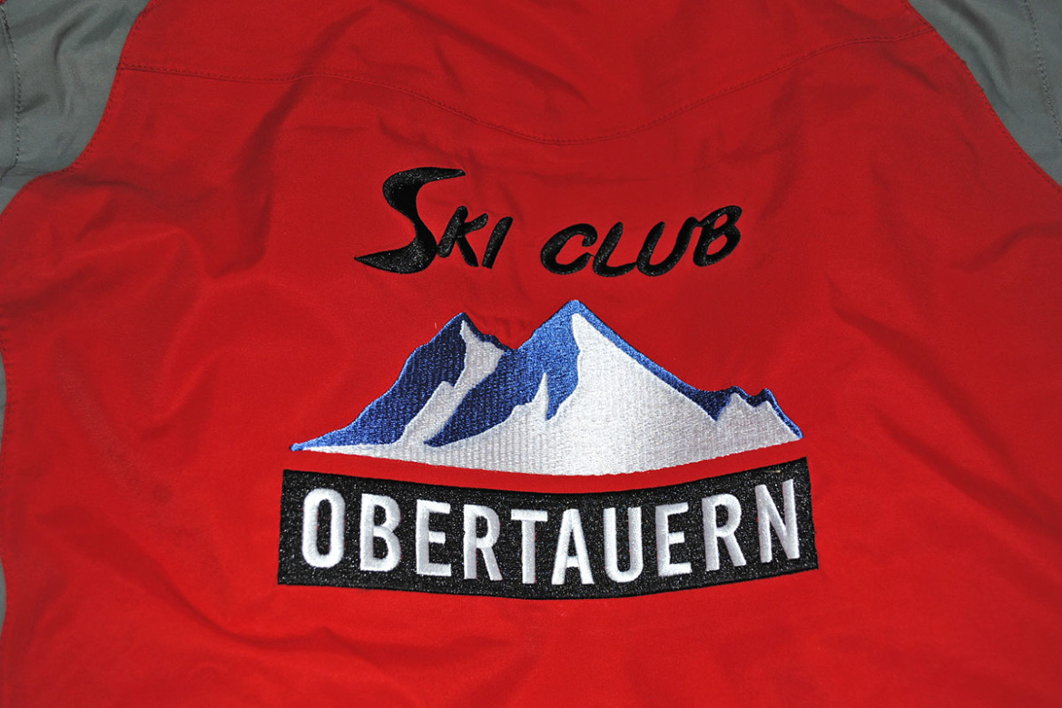 Bekleidungs-Stickerei in Salzburg, Obertauern - Bestickung von T-Shirts, Jacken, Hemden,...